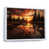 White Floater Framed