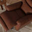Fauteuil inclinable et oscillant Global Home avec repose-pieds manuel en pacane Oslo-1442313875