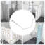 Corner Shower Curtain Rod for Bathroom Bathtub