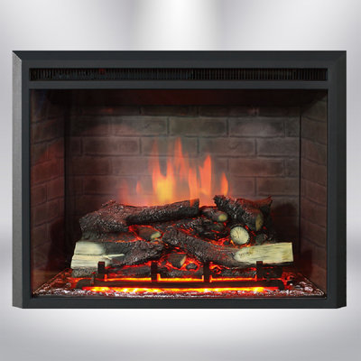 Ayame 35'' W Electric Fireplace Insert