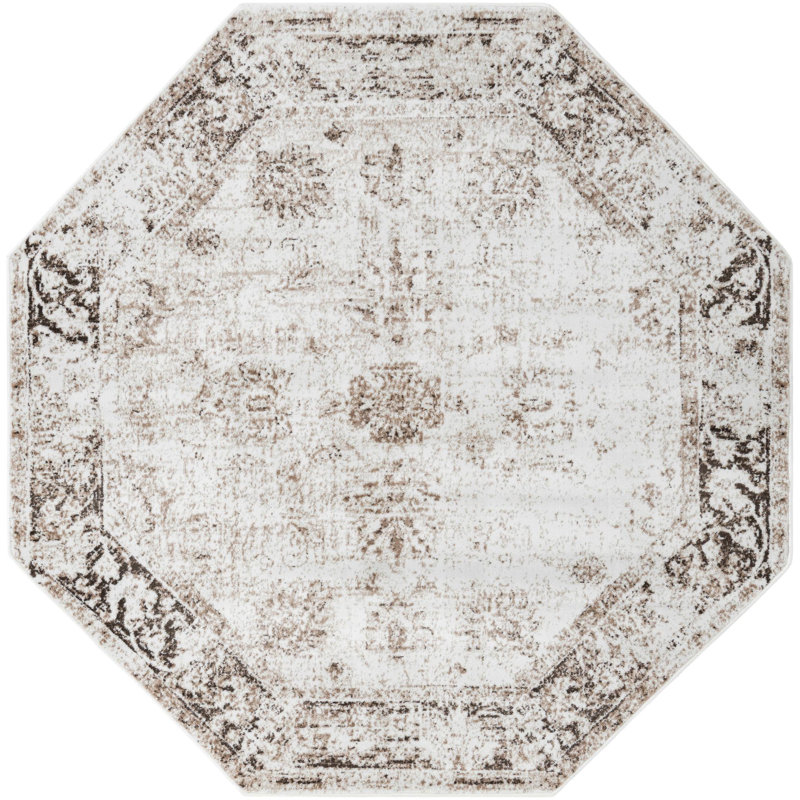 Mangine Indoor Rug, Octagon 7'10" x 7'10"