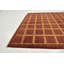 Tapis de la zone en laine 7 pi x 6 pi 7 po one-of-kind main noué la Nash