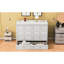 Lit double avec espaces de rangement blancs et abondants - peu encombrant-399473076-399473075