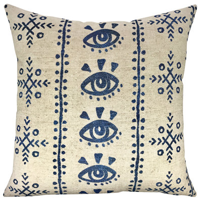 Mud Cloth Cotton Reversible Throw Pillow