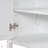 Elegant Retro Console Table/Storage Cabinet/Sideboard With Mirrored Doors-1097788166