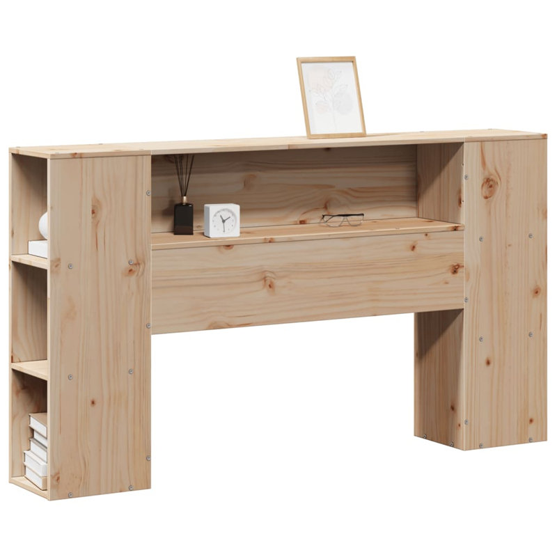 Solid Wood Headboard, Double (4'6), Natural