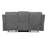Chenille Sofa With Drop Down Table