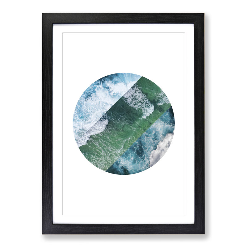Planet Wave - Picture Frame Graphic Art, Black Framed, 48cm H x 36cm W x 2cm D