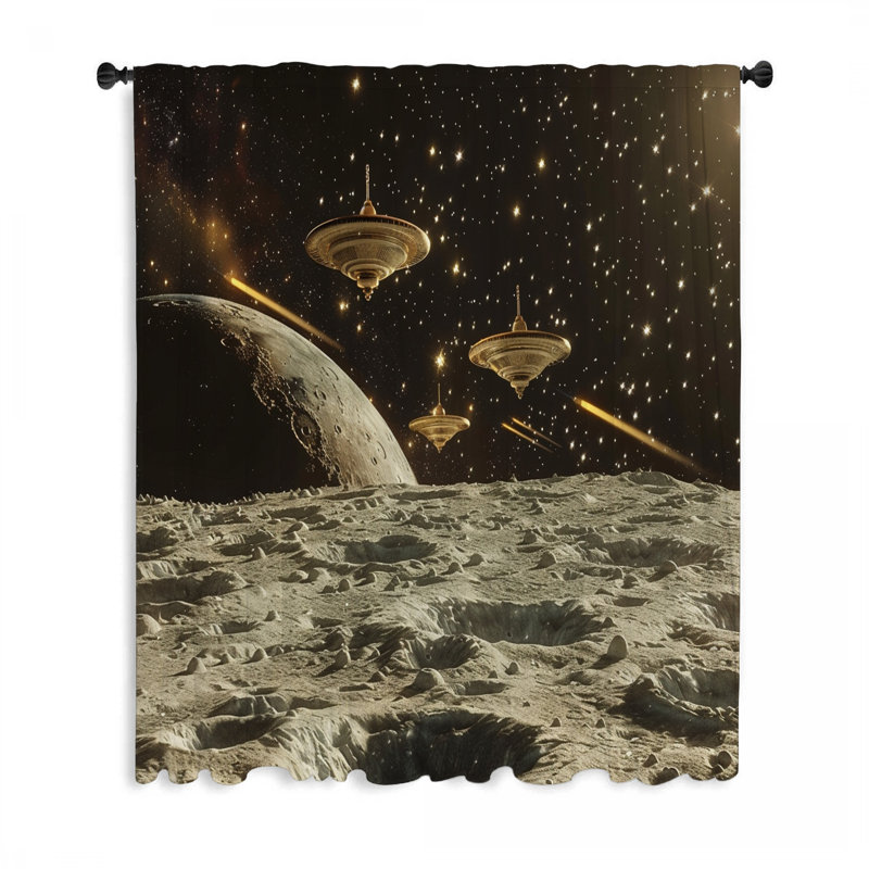 Rideau transparent en polyester Ranessa, L 50 po x L 84 po