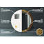 Huldar Glass Flat Wall Mirror