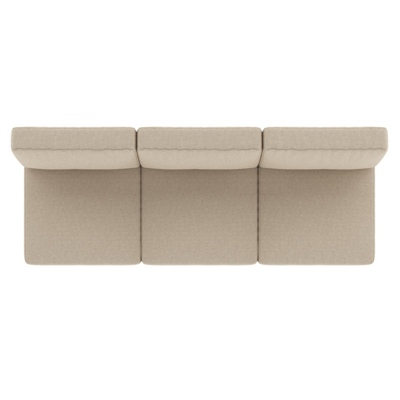Sunbrella® Outdoor Sofa Seat / Back Cushion, Sunbrella Bliss Sand