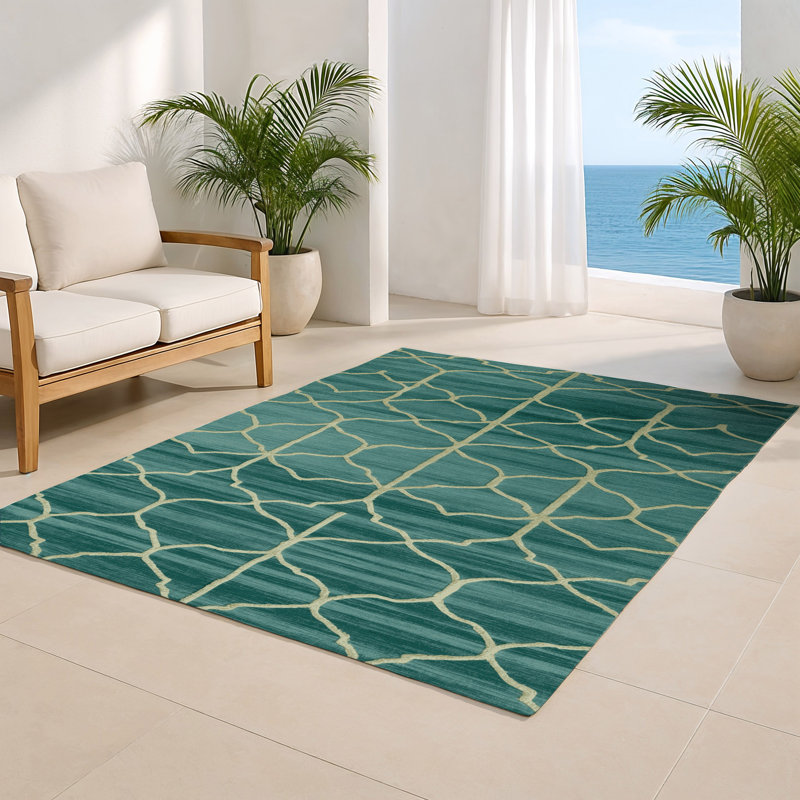 Tapis vert intérieur et extérieur Trellis, Rectangle 4pi x 6 pi