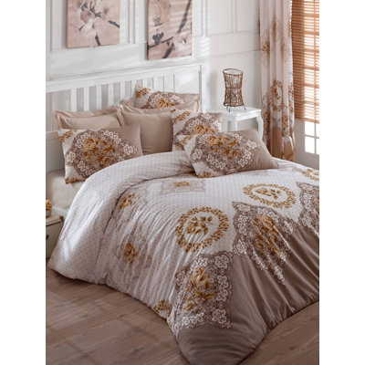 Cotton Damask Duvet Cover