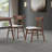 Upholstered Solid Wood Dining Chair-121600682