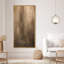 «Warm Minimalist sépia», art mural vertical sur toile encadrée-1347999512-1347999515