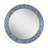 Blue Diamond Pattern Bone Inlay Mirror-1994536407