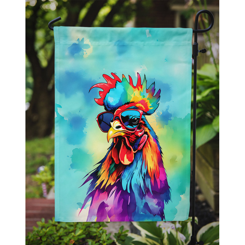 Drapeau de jardin hippie