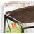 Folding Desk No Assembly Required, 39.4 Inch Writing Computer Desk Space Saving Foldable Table Simple Home Office Desk,Brown
