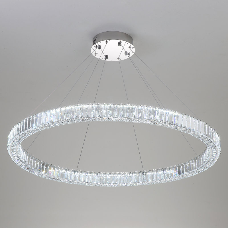 Plafonnier DEL moderne à gradation réglable, 1, Diamètre de 31,5 po