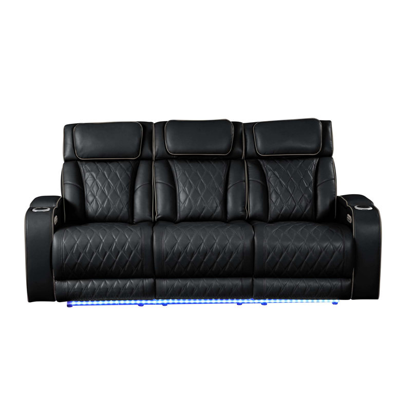 Canapé inclinable Fortuner, Noir