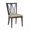 Chaise d'appoint à dossier en croix-465636209