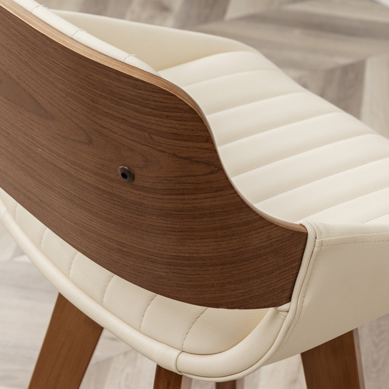 Omar 66cm Swivel Counter Stool, Beige