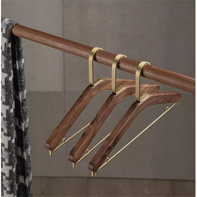 Ohagi Wood Non-Slip Standard Hanger for Dress/Shirt/Sweater