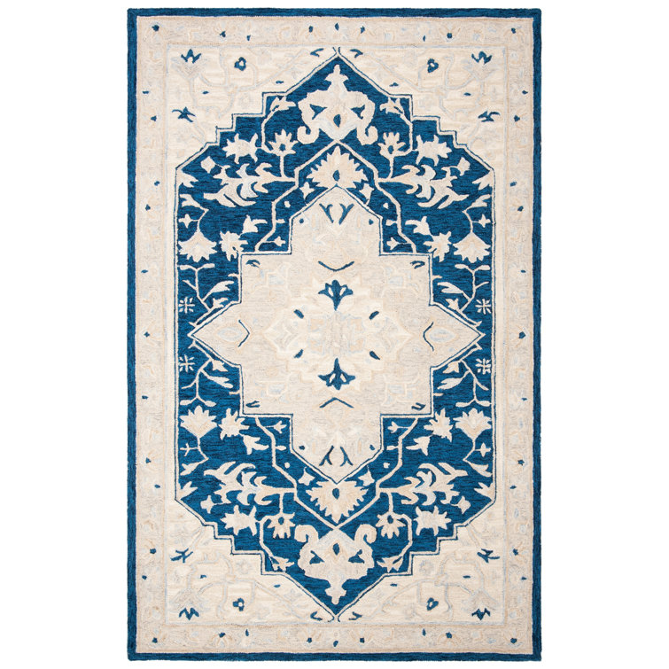 Danielburnham Hand Tufted Wool And Cotton With Latex Oriental Rug