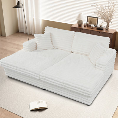 Chaise longue surdimensionnée 86,22 pouces