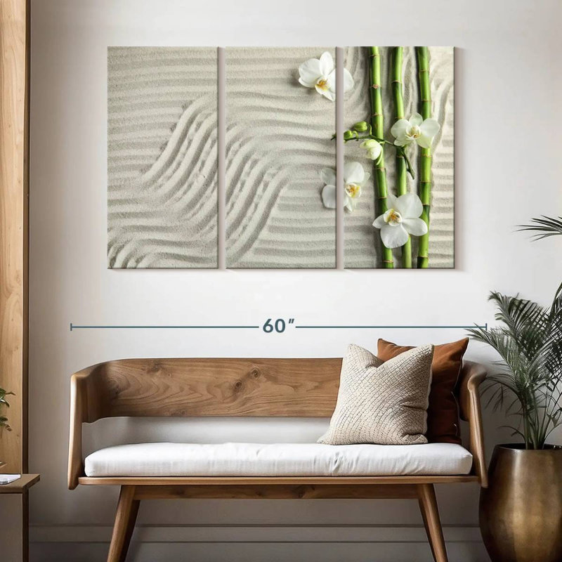 Kerrick Bamboo Zen Garden, 32" H x 50" W