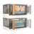 Marthony Plastic Collapsible Storage Bin Organizers
