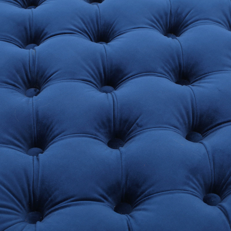 Ottoman Bench, Navy Blue
