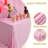 90X132 Inch Tablecloth Pink Sequin Tablecloth