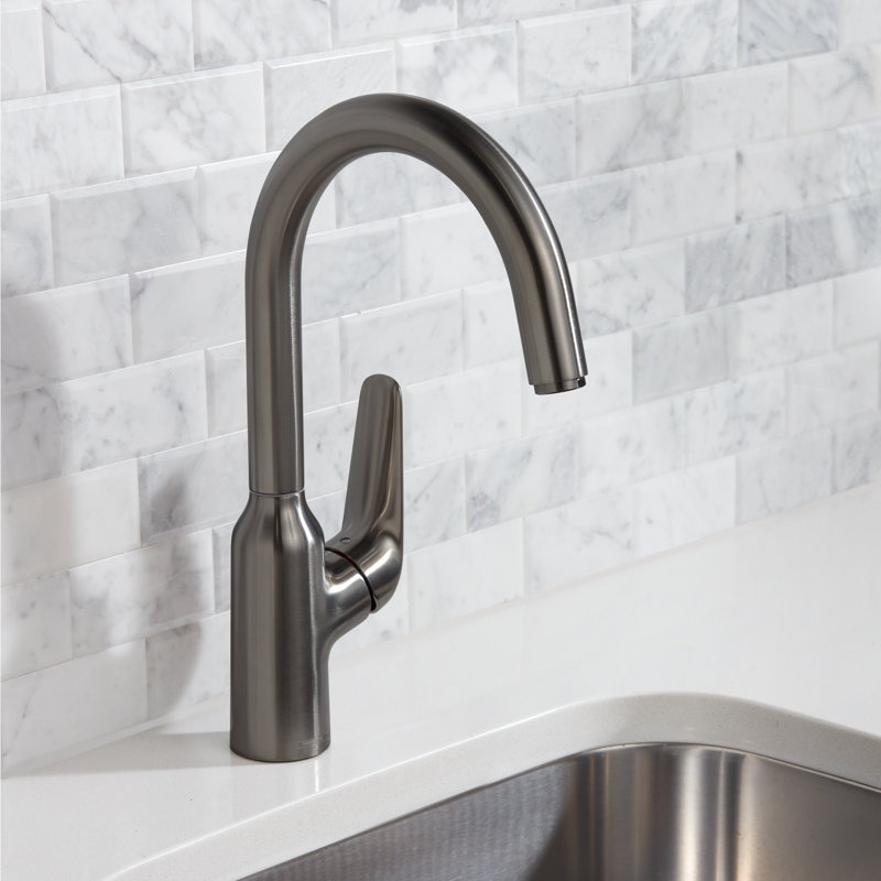 Focus N Bar Faucet, 1.75 GPM, Brushed Black Chrome