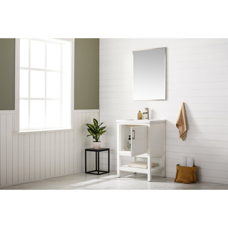 Ensemble de meuble-lavabo simple 24 po Bott, Blanc