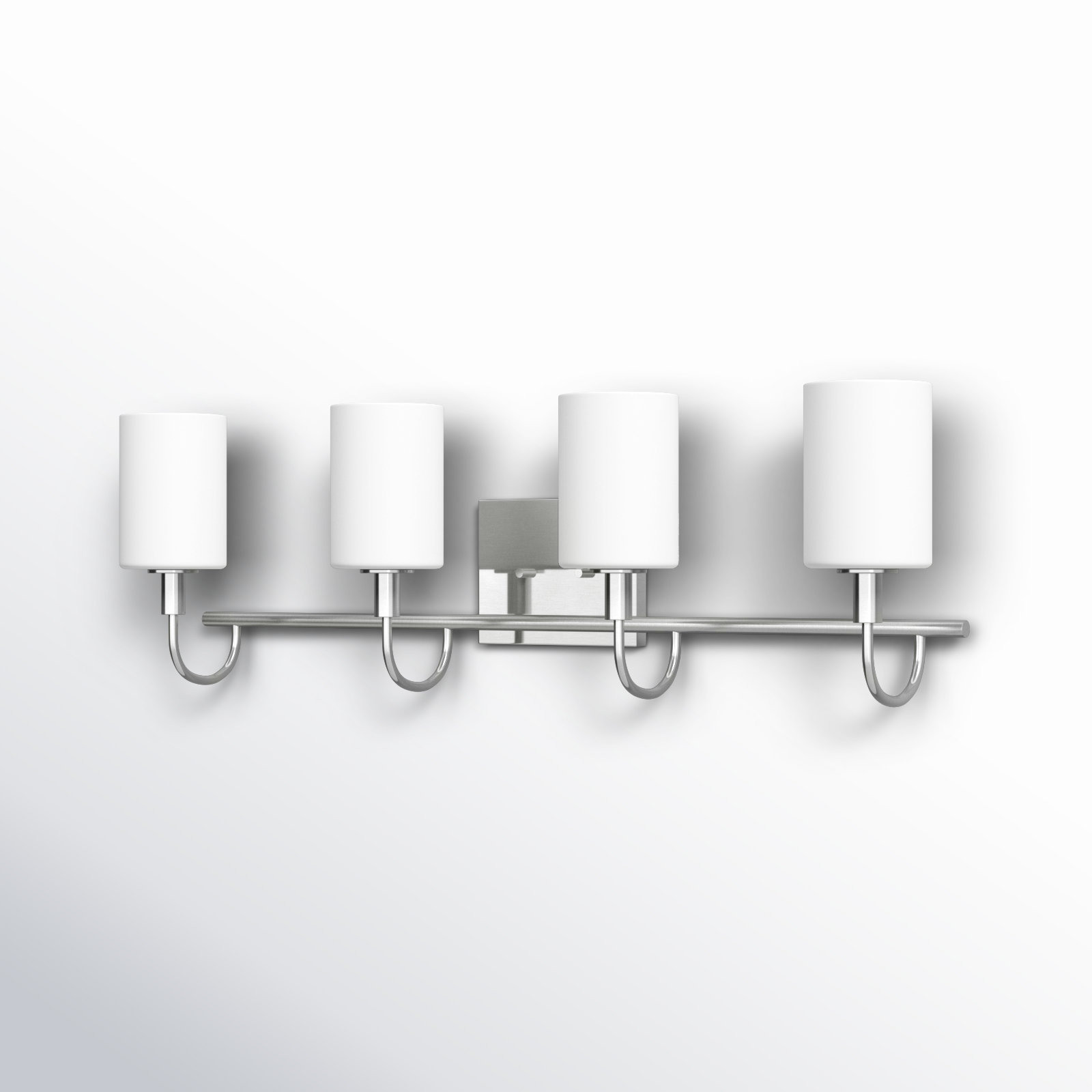 Rowley 4-Light Dimmable Vanity Light, Brushed Nickel
