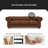 Navas 88.5" Vegan Leather Chesterfield Sofa-1433054611