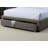 Grey Polyfiber Queen Size Bed