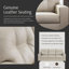 Canapé en cuir Roundhill Furniture Holmes-123465475