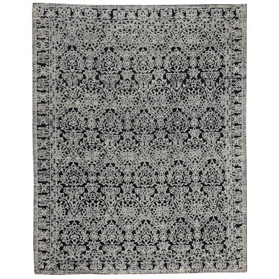 Wool Area Rug in Gray