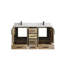Ensemble de meuble-lavabo double 60 po Malibu-76042329-76042323