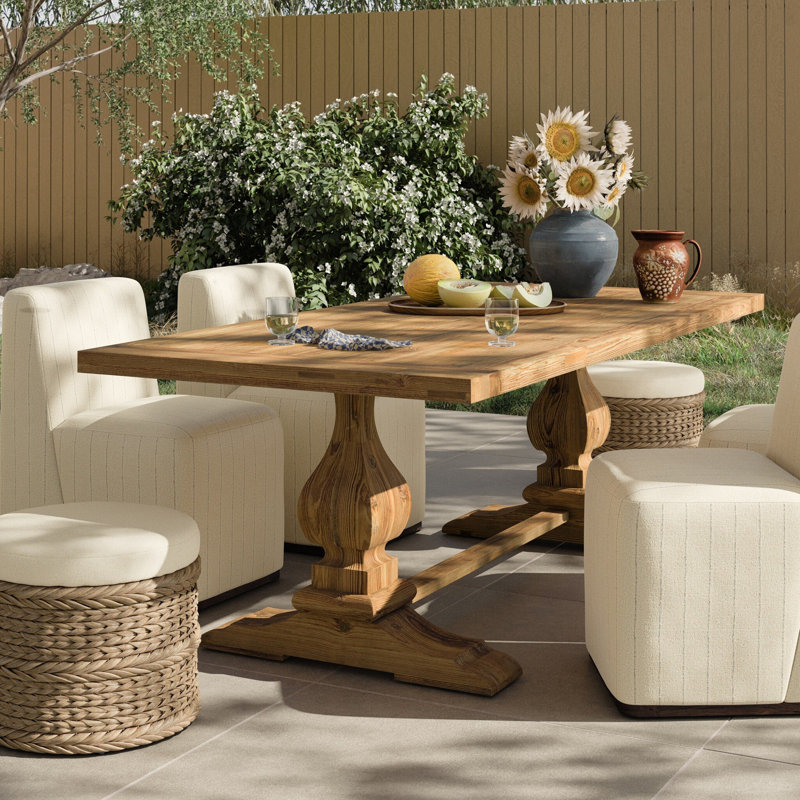 Novell Outdoor Teak Dining Table
