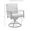 Chaise de patio pivotante avec coussin Halles-1381035493