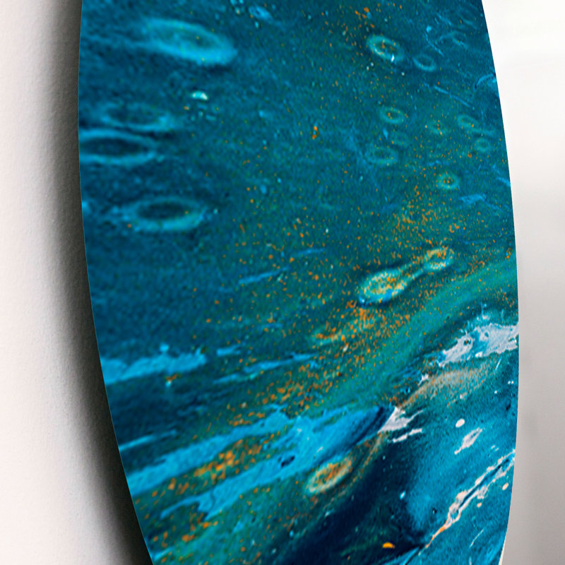 Modern Abstract Wall Decor on Metal