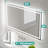 Wall Mount Anti-Fog Oversized Frameless Lighted Bathroom Mirror/ LED Bathroom Mirror-616980174-628156375