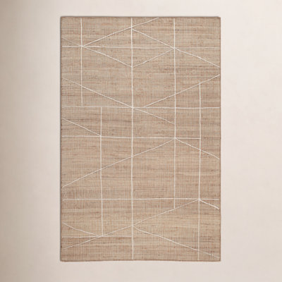 Tapis en jute tissé à la main Judson