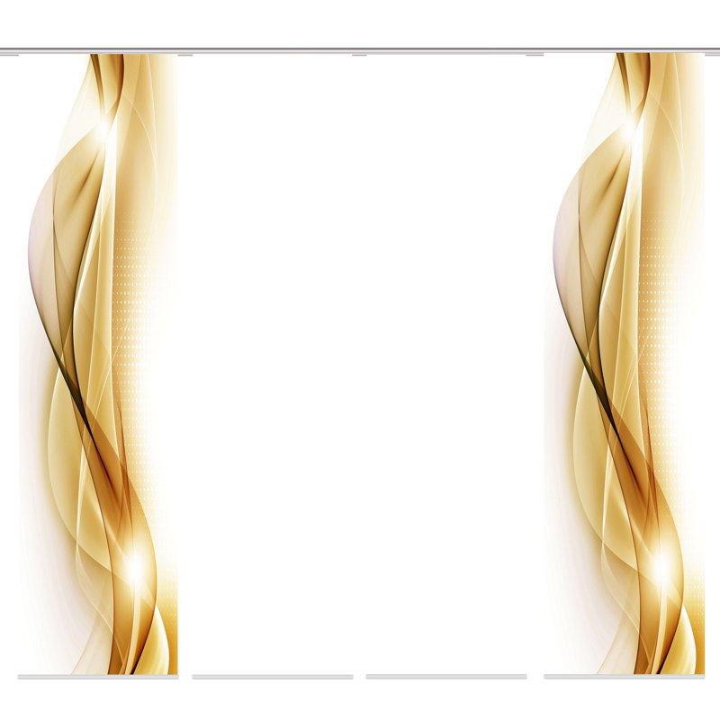 Parmer Polyester Standard Track Insert Sliding Panel, Gold