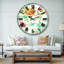 Horloge murale dorée-36850774