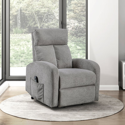 Fauteuil télescopique en microfibre texturé Darel