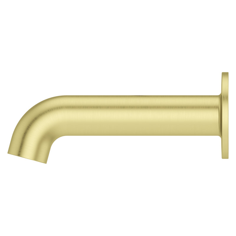 Wall Mounted Tub Spout, Gold